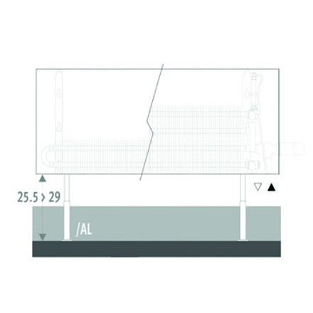 Jaga Options Freestanding Extended Adjustable Feet